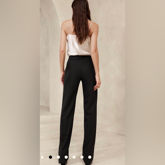 Banana Republic Black Women's Tailored Pants - Picture 6 of 9